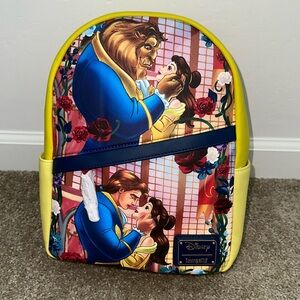 Loungefly Disney Beauty and the Beast Ballroom Transformation Mini Backpack